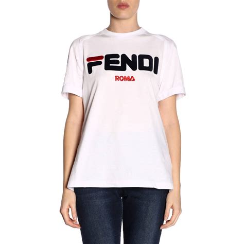 fendi white shirt dress|Fendi t shirt original.